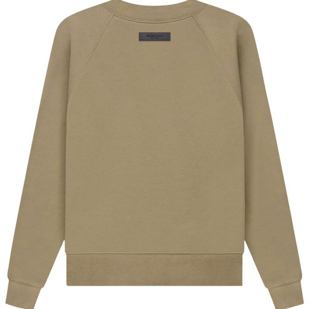 Essentials Crewneck Sweater in Tan - Picture 2 of 5
